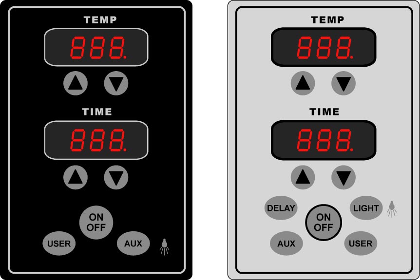 Sauna Vertical Control Panel SDV-4PB