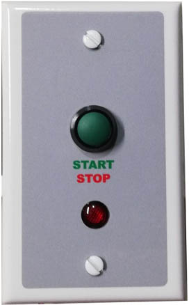 Sauna Remote Start - Stop button and light