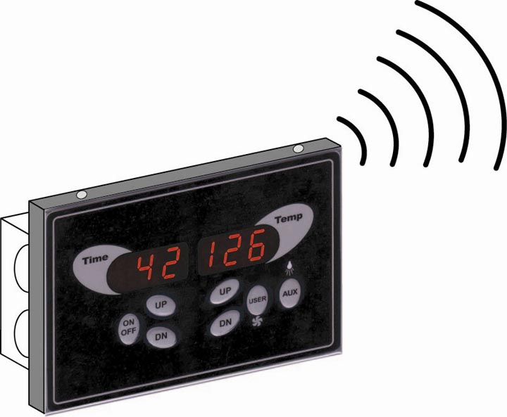 Sauna WiFi control without additional module